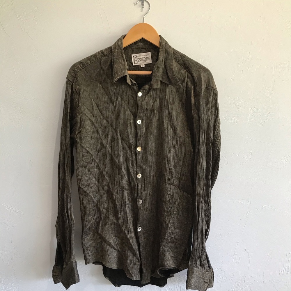 Apartment London Long Sleeve Button Up Men’s Dress Shirt